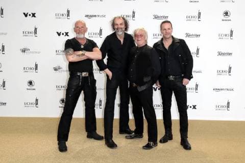 Santiano at ceremony German Music Prize ECHO 2018 in Messe Berlin