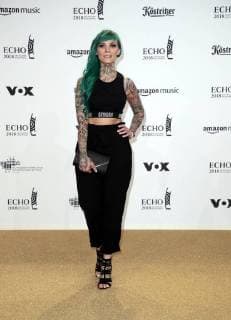 Eule at ceremony German Music Prize ECHO 2018 in Messe Berlin