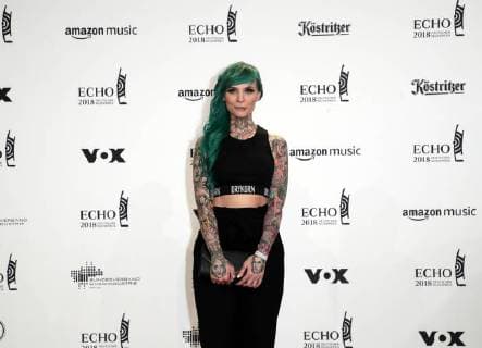 Eule at ceremony German Music Prize ECHO 2018 in Messe Berlin