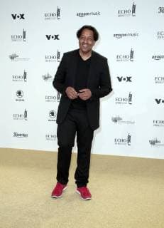 Cherno Jobatey at the presentation of the German Music Prize ECHO 2018 in Messe Berlin