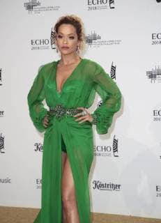 Rita Ora at the presentation of the German Music Prize ECHO 2018 in Messe Berlin