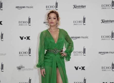 Rita Ora at the presentation of the German Music Prize ECHO 2018 in Messe Berlin