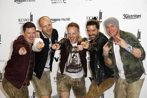 The group Voxxclub at the award ceremony of the ECHO POP on 12.04.2018 in Berlin ECHO POP ceremony 2018 in Berlin