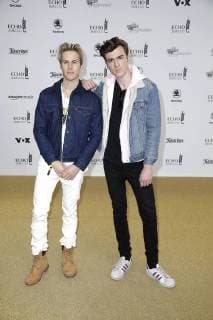 The duo Ofenbach with Cesar Laurent de Rummel and Dorian Lauduique at the ceremony of the ECHO POP on 12.04.2018 in Berlin ECHO POP ceremony 2018 in Berlin