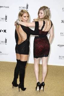 Michelle and her daughter Marie at the ceremony of ECHO POP on 12.04.2018 in Berlin ECHO POP ceremony 2018 in Berlin