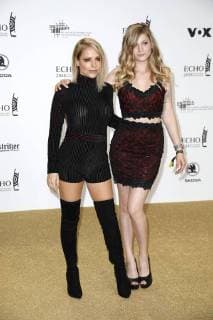Michelle and her daughter Marie at the ceremony of ECHO POP on 12.04.2018 in Berlin ECHO POP ceremony 2018 in Berlin