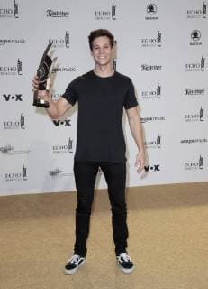Wincent Weiß Category Newcomer National at the award German Music Prize ECHO 2018 in Messe Berlin