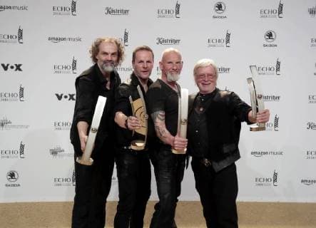 Santiano category Folk music l at presentation German Music Prize ECHO 2018 in Messe Berlin