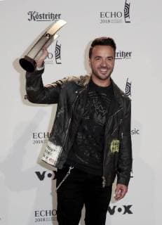 Luis Fonsi category Newcomer international at the award German Music Prize ECHO 2018 in Messe Berlin