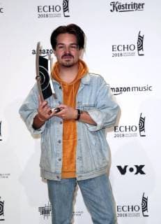 Milky Chance category Pop National at the award German Music Prize ECHO 2018 in Messe Berlin