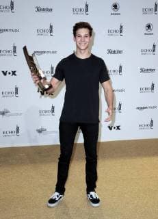 Wincent Weiß Category Newcomer National at the award German Music Prize ECHO 2018 in Messe Berlin