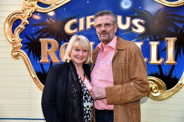 Erna Klum and Günther Klum Parents of Model Heidi Klum will be coming to premiere of the Circus Roncalli in Cologne on 12.04.2018
