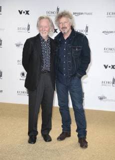 Klaus Voormann Wolfgang Niedecken at the presentation of the German Music Prize ECHO 2018 in Messe Berlin