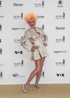 Olivia Jones at the presentation of the German Music Prize ECHO 2018 in Messe Berlin