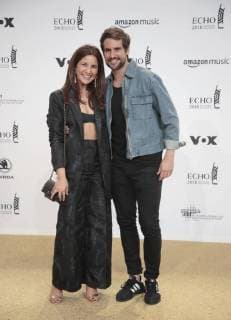 Chryssanthi Kavazi Tom Beck at the presentation of the German Music Prize ECHO 2018 in Messe Berlin
