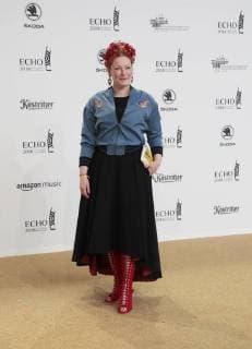 Eenie van de Meiklokjes at the presentation of the German Music Prize ECHO 2018 in Messe Berlin