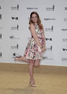 Marla Blumenblatt at the presentation of the German Music Prize ECHO 2018 in Messe Berlin
