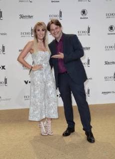 Annemarie Eilfeld Marcus Zander at the presentation of the German Music Prize ECHO 2018 in Messe Berlin