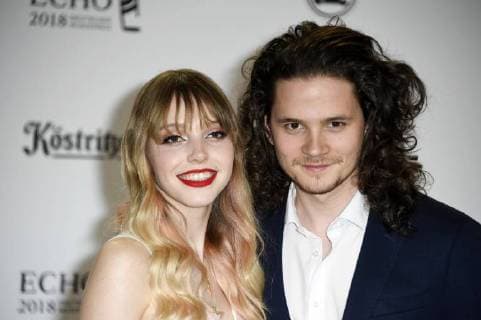 Lina Larissa Strahl and Tilman Pörzgen at the 27th German Music Award Echo 2018 in the Messe Berlin Berlin 12 04 2017 Foto:xF.xKernx xFuturexImage