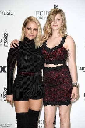 Michelle with daughter Marie Louise Reim at the 27 award ceremony of the German Music Prize Echo 2018 in the Messe Berlin Berlin 12 04 2017 Foto:xF.xKernx xFuturexImage
