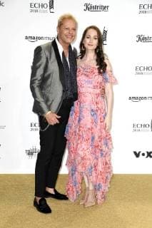 Uwe Fahrenkrog Petersen with girlfriend Christin Dechant at the 27th German Music Award Echo 2018 in the Messe Berlin Berlin 12 04 2017 Foto:xF.xKernx xFuturexImage