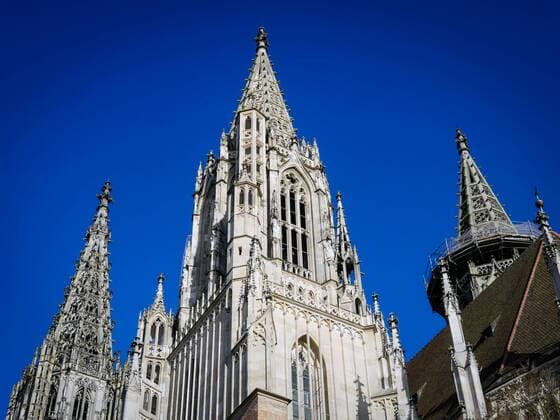 Ulm old town with cathedral Ulm
