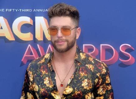 Singer Chris Lane attends the 53rd annual Academy of Country Music Awards held at MGM Grand Garden Arena in Las Vegas, Nevada on April 15, 2018. The show will be telecast live on CBS.  LAV20180415066 JIMxRUYMEN