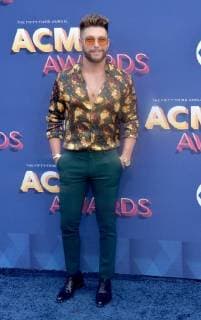 Singer Chris Lane attends the 53rd annual Academy of Country Music Awards held at MGM Grand Garden Arena in Las Vegas, Nevada on April 15, 2018. The show will be telecast live on CBS.  LAV20180415067 JIMxRUYMEN