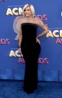 Singer Bebe Rexha attends the 53rd annual Academy of Country Music Awards held at MGM Grand Garden Arena in Las Vegas, Nevada on April 15, 2018. The show will be telecast live on CBS.  LAV20180415116 JIMxRUYMEN