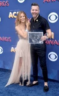 Marielle McKamy (L) and TK McKamy attend the 53rd annual Academy of Country Music Awards held at MGM Grand Garden Arena in Las Vegas, Nevada on April 15, 2018. The show will be telecast live on CBS.  LAV20180415133 JIMxRUYMEN