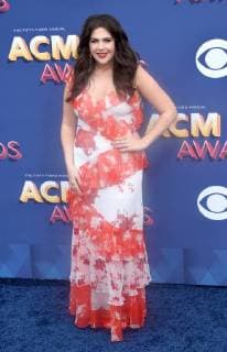 Singer Hillary Scott attends the 53rd annual Academy of Country Music Awards held at MGM Grand Garden Arena in Las Vegas, Nevada on April 15, 2018. The show will be telecast live on CBS.  LAV20180415249 JIMxRUYMEN