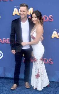 (L-R) Craig Campbell and Mindy Ellis attend the 53rd annual Academy of Country Music Awards held at MGM Grand Garden Arena in Las Vegas, Nevada on April 15, 2018. The show will be telecast live on CBS.  LAV20180415354 JIMxRUYMEN