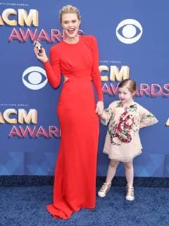 April 15, 2018 - Las Vegas, NV, U.S. - 15 April 2018 - Las Vegas, NV - Nicolle Gaylon, Charlie Galyon. 2018 ACM Awards Red Carpet arrivals at MGM Grand Garden Arena. Photo Credit: MJT AdMedia Las Vegas U.S. - ZUMAa123 20180415_zaa_a123_145 Copyright: xMjtAdmediax