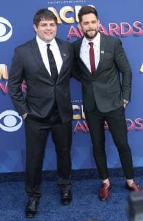 April 15, 2018 - Las Vegas, NV, U.S. - 15 April 2018 - Las Vegas, NV - Rhett Akins, Thomas Rhett. 2018 ACM Awards Red Carpet arrivals at MGM Grand Garden Arena. Photo Credit: MJT AdMedia Las Vegas U.S. - ZUMAa123 20180415_zaa_a123_155 Copyright: xMjtAdmediax