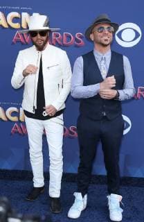 April 15, 2018 - Las Vegas, NV, U.S. - 15 April 2018 - Las Vegas, NV - LoCash. 2018 ACM Awards Red Carpet arrivals at MGM Grand Garden Arena. Photo Credit: MJT AdMedia Las Vegas U.S. - ZUMAa123 20180415_zaa_a123_200 Copyright: xMjtAdmediax