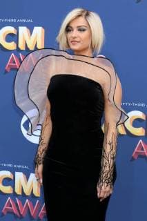 LAS VEGAS, NV - APRIL 15: Bebe Rexha at the 53rd Academy of Country Music Awards at MGM Grand Garden Arena on April 15, 2018 in Las Vegas, Nevada Copyright: xDavidxEdwardsx