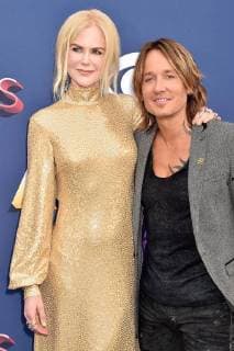 Nicole Kidman and her husband Keith Urban at the Country Music Awards on April 15, 2018 in Las Vegas 53rd Academy Of Country Music Awards 2018 in Las Vegas