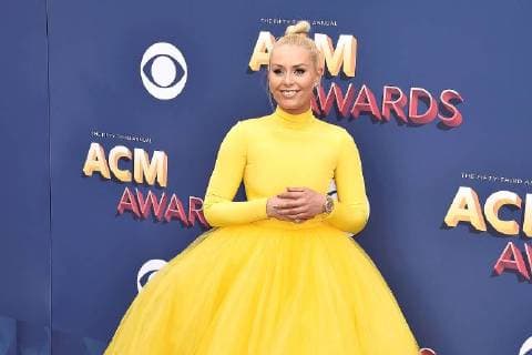 Lindsey Vonn at the Country Music Awards on 15 04 2018 in Las Vegas 53rd Academy Of Country Music Awards 2018 in Las Vegas