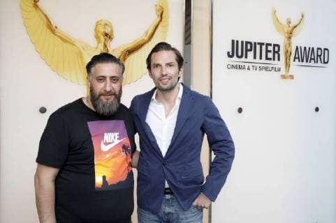 Kida Ramadan and Quirin Berg at the 39th Jupiter Award 2018 at the Grand Hyatt Hotel Berlin 18 04 2018 Foto:xS.xGabschx xFuturexImage