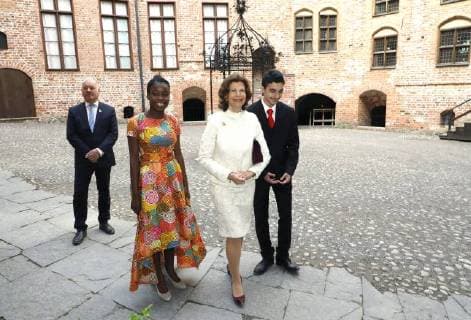 Queen Silvia Attendance at the presentation of the World s Children s Prize for the Rights of the Child, Castle, 2018-04-19 Stockholm Sweden  580951