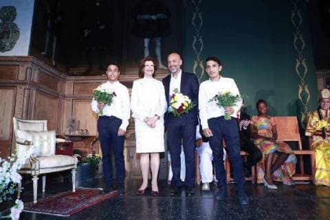 Queen Silvia attendance at the presentation of the World s Children s Prize for the Rights of the Child, Gripsholm Castle, 2018-04-19 Silvia de Suede Stockholm Sweden  581070
