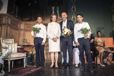 Queen Silvia Attendance at the presentation of the World s Children s Prize for the Rights of the Child, Gripsholm Castle, 2018-04-19 Silvia de Suede Mariefred Sweden  581115