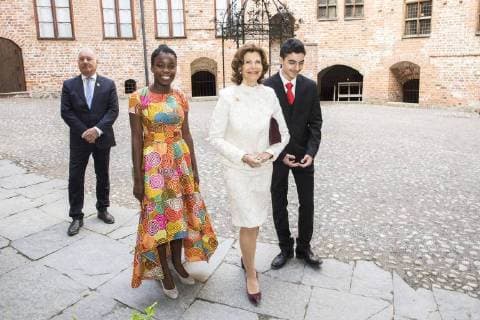 Queen Silvia Attendance at the presentation of the World s Children s Prize for the Rights of the Child, Gripsholm Castle, 2018-04-19 Silvia de Suede Mariefred Sweden  581115