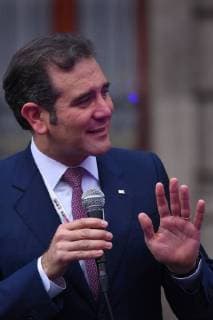 CIDADE DO MÉXICO, DF - 22.04.2018: PRESIDENTIAL RACE IN MEXICO - Lorenzo Cordova Vianello attends on First Debate of candidates for the Mexico presidential held at Palace of Mining on April 22, 2018 in Mexico City, Mexico. x1519388x  CarlosxTischler