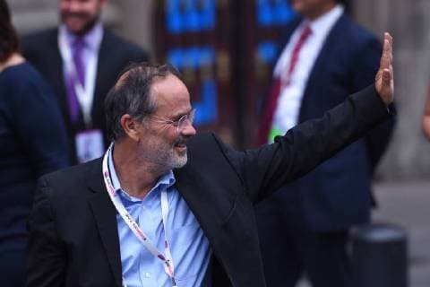 CIDADE DO MÉXICO, DF - 22.04.2018: PRESIDENTIAL RACE IN MEXICO - Gustavo Madero attends on First Debate of candidates for the Mexico presidential held at Palace of Mining on April 22, 2018 in Mexico City, Mexico. x1519396x  CarlosxTischler
