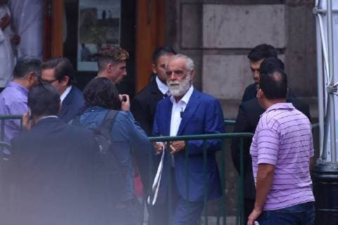 CIDADE DO MÉXICO, DF - 22.04.2018: PRESIDENTIAL RACE IN MEXICO - Diego Fernandez de Ceballos attends on First Debate of candidates for the Mexico presidential held at Palace of Mining on April 22, 2018 in Mexico City, Mexico. x1519397x  CarlosxTischler