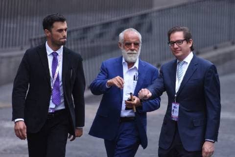 CIDADE DO MÉXICO, DF - 22.04.2018: PRESIDENTIAL RACE IN MEXICO - Diego Fernandez de Ceballos attends on First Debate of candidates for the Mexico presidential held at Palace of Mining on April 22, 2018 in Mexico City, Mexico. x1519398x  CarlosxTischler