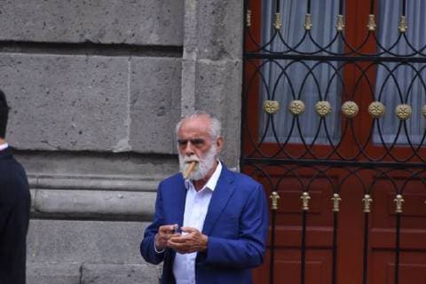 CIDADE DO MÉXICO, DF - 22.04.2018: PRESIDENTIAL RACE IN MEXICO - Diego Fernandez de Ceballos attends on First Debate of candidates for the Mexico presidential held at Palace of Mining on April 22, 2018 in Mexico City, Mexico. x1519400x  CarlosxTischler