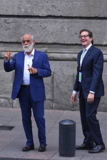 CIDADE DO MÉXICO, DF - 22.04.2018: PRESIDENTIAL RACE IN MEXICO - Diego Fernandez de Ceballos attends on First Debate of candidates for the Mexico presidential held at Palace of Mining on April 22, 2018 in Mexico City, Mexico. x1519401x  CarlosxTischler