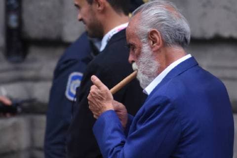 CIDADE DO MÉXICO, DF - 22.04.2018: PRESIDENTIAL RACE IN MEXICO - Diego Fernandez de Ceballos attends on First Debate of candidates for the Mexico presidential held at Palace of Mining on April 22, 2018 in Mexico City, Mexico. x1519403x  CarlosxTischler